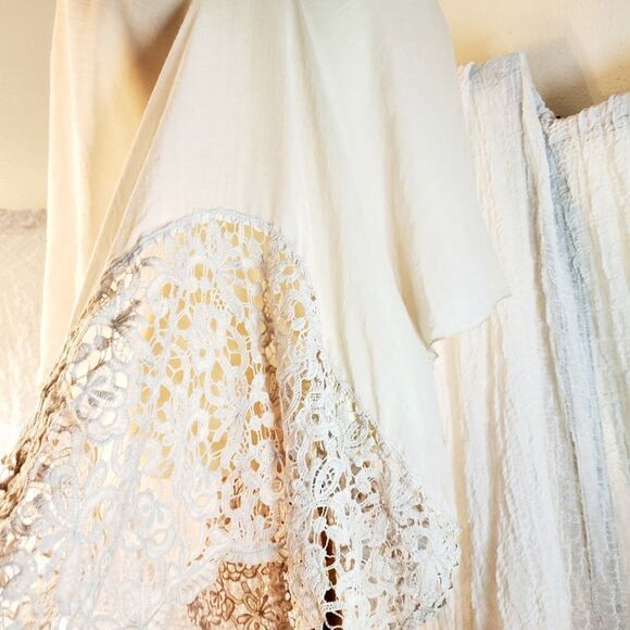 Cream Womens Swim Cover-Up Size XL - Picture 8 of 12